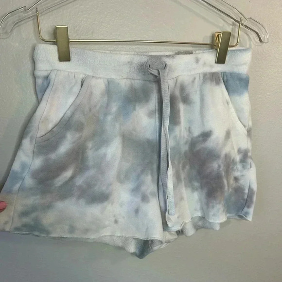 Free People Kelly Washed Sweatshirt and shorts Set Ocean, Size extra small XS - Picture 8 of 14